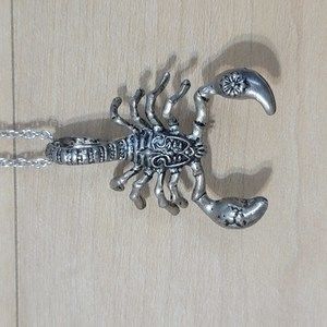 Necklace Charm | Silver Scorpion